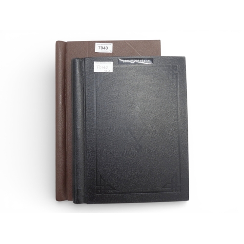 7040 - Great Britain Collection in Two Albums from Queen Victoria to end of Pre Decimal QE II. Both mint an... 