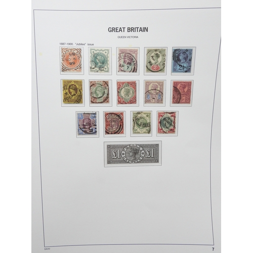 7054 - Great Britain Collection of Victorian Line Engraved and Surface printed used stamps from 1841 to1900... 