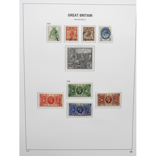 7057 - Great Britain A Collection of Edward VII and George V again on simplified David pages by watermarks ... 