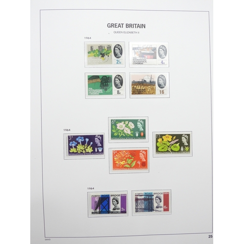 7059 - Great Britain Collection of Unmounted Mint George VI and Pre Decimal Elizabeth II on David sheets in... 