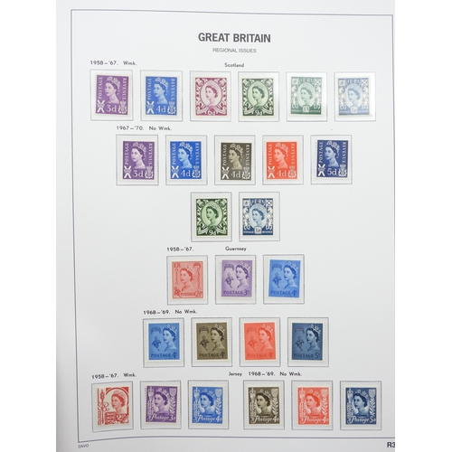 7059 - Great Britain Collection of Unmounted Mint George VI and Pre Decimal Elizabeth II on David sheets in... 