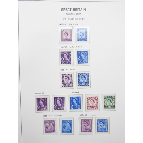 7059 - Great Britain Collection of Unmounted Mint George VI and Pre Decimal Elizabeth II on David sheets in... 