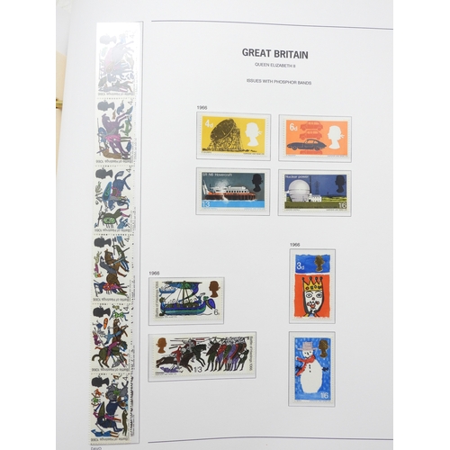 7059 - Great Britain Collection of Unmounted Mint George VI and Pre Decimal Elizabeth II on David sheets in... 