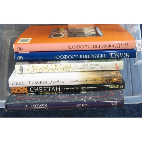 Assorted contemporary recipe/coffee table books, to include Culinaria ...