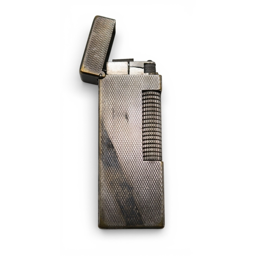 535 - A vintage Dunhill chrome Rollagas-type cigarette lighter, made in Switzerland, marked to base 