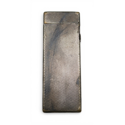 535 - A vintage Dunhill chrome Rollagas-type cigarette lighter, made in Switzerland, marked to base 