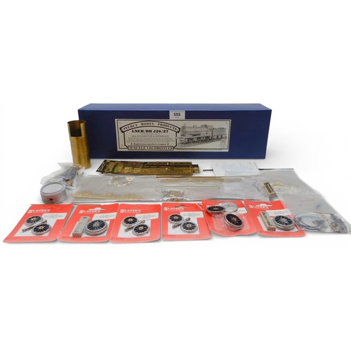 555 - Piercy Model Products LNER /BR J26/27 (EX North Eastern P2/P3) 7mm Locomotive & Tender Kit,&nbsp... 