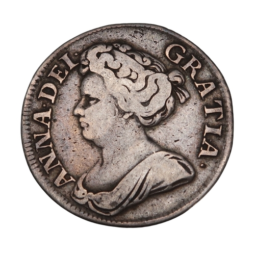 ANNE (1702-1714) 1 SHILLING 1712Obverse Draped bust of Queen Anne