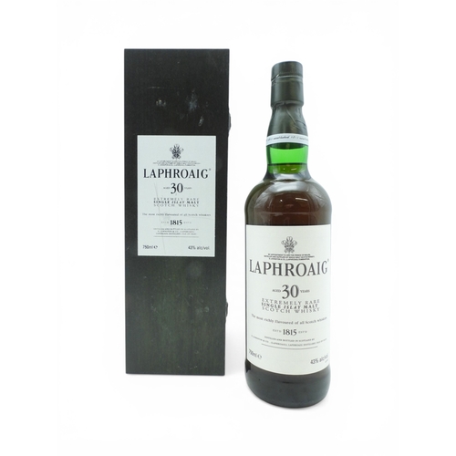 LAPHROAIG - 30 Year Old Islay Single Malt in presentation box. 2000's era bottling. 75cl 43% ABV