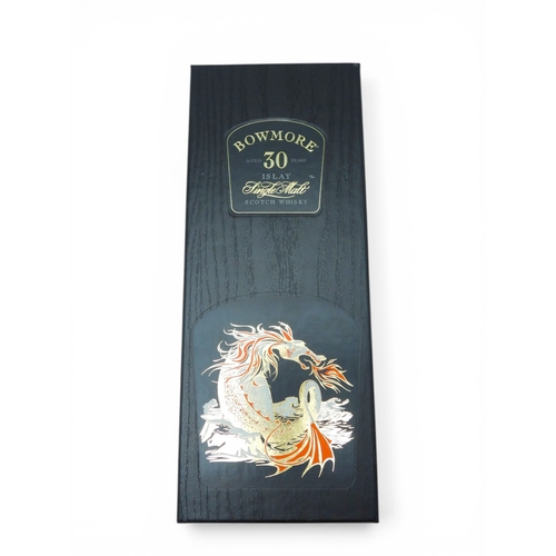 9002 - BOWMORE - 30 Year Old 'The Sea Dragon' Islay Single Malt in ceramic special edition bottle and prese... 