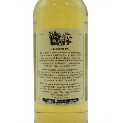 9005 - GLENCADAM - Berry Bros & Rudd Berry's Own Selection 1991 Single Malt Scotch Whisky Bottled 2004.... 