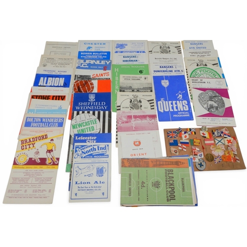 9014 - An early Alex Ferguson autograph; and a collection of 1960s and 70s-era football programmes, includi...