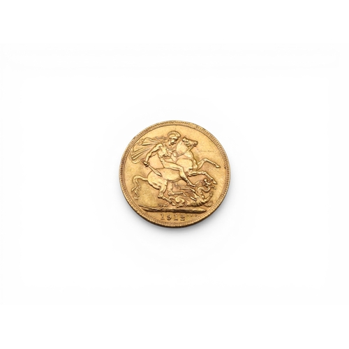 5000 - GEORGE V (1910-1936) 1 Sovereign 1912Obverse bust of King George V facing left legend around  GEORGI... 