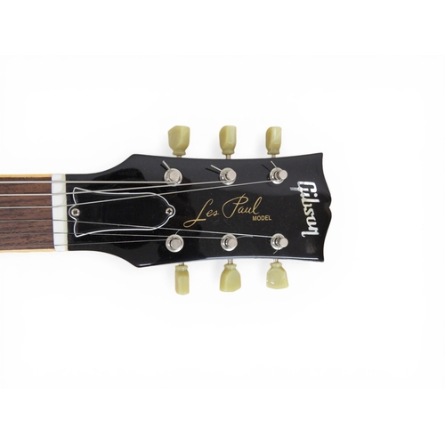 5012 - GIBSON - 2007 Les Paul Standard Honeyburst guitar with separate Cream pickguard. USA Made. Mahogany ... 