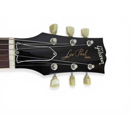 5022 - GIBSON - 1991 Historic '56 Reissue Gold Top Les Paul Electric Guitar. Mahogany back with Maple top. ... 