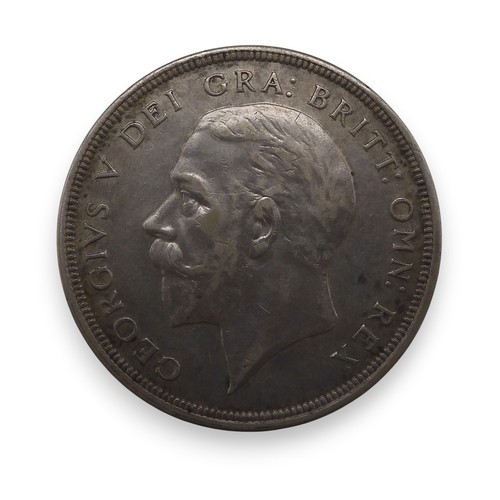 5015 - George V (1910-1936) Crown 1930ObverseUncrowned portrait of King George V left, legend around  GEORG... 