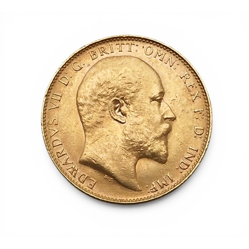 Edward VII (1901-1910) Sovereign 1908 Perth