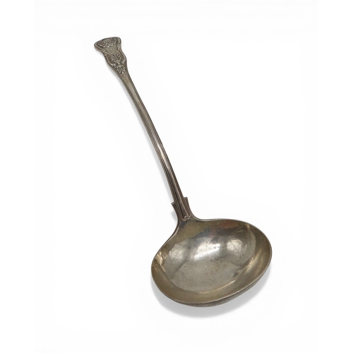 930 - A William silver soup ladle,&nbsp; by William Eaton, London 1832,&nbsp; in the Kings pattern, 33.5cm... 