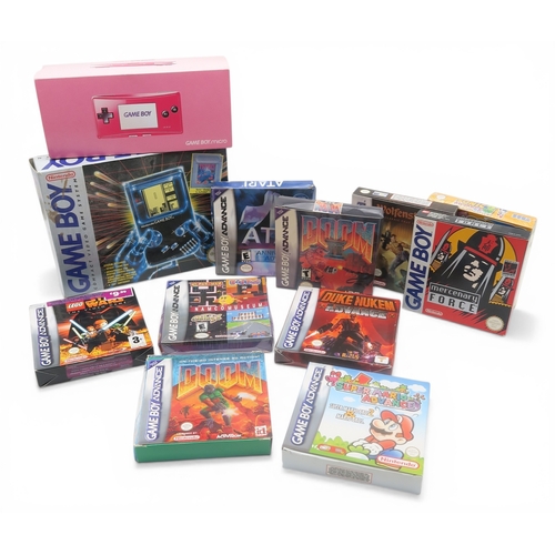 A boxed Nintendo Game Boy Compact Video Game System; with a Game Boy ...