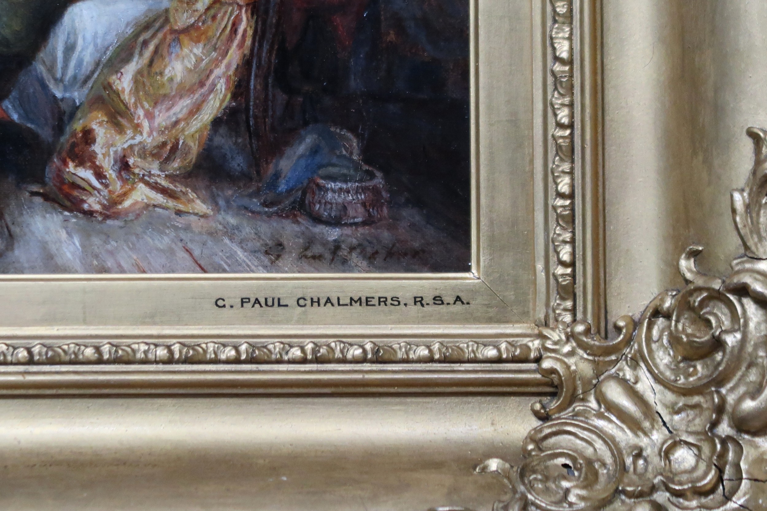 CIRCLE OF GEORGE PAUL CHALMERS RSA RSW (SCOTTISH 1833-1878) TEA TATTLE ...