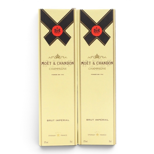 9024 - MOET & CHANDON -&nbsp;2 Bottles of Brut Imperial Champagne, bottled for Ambion Homes. 75cl 12% A... 