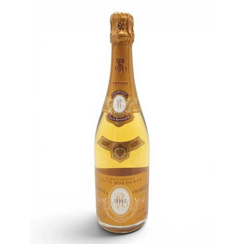 9026 - LOUIS ROEDERER&nbsp;- 2002 Cristal Champagne Brut a Reims. 75cl 12% ABV.