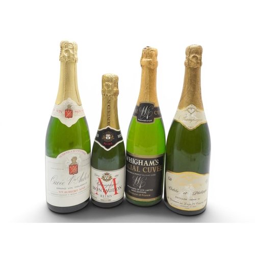 9032 - FRENCH SPARKLING WINE - Four bottles of French Sparkling wine to include JP VELLY 1988 Champagne Odi... 