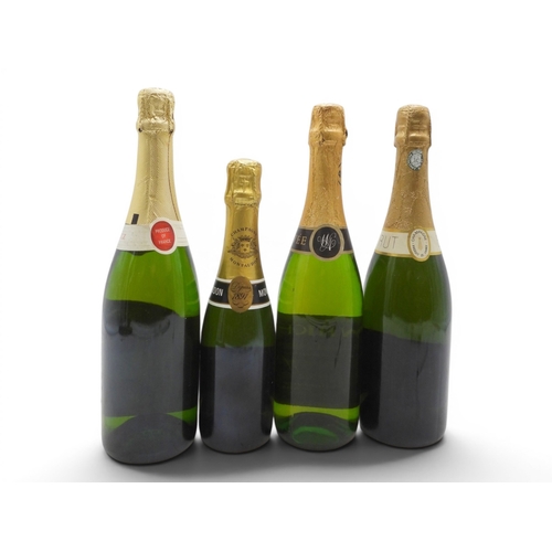 9032 - FRENCH SPARKLING WINE - Four bottles of French Sparkling wine to include JP VELLY 1988 Champagne Odi... 
