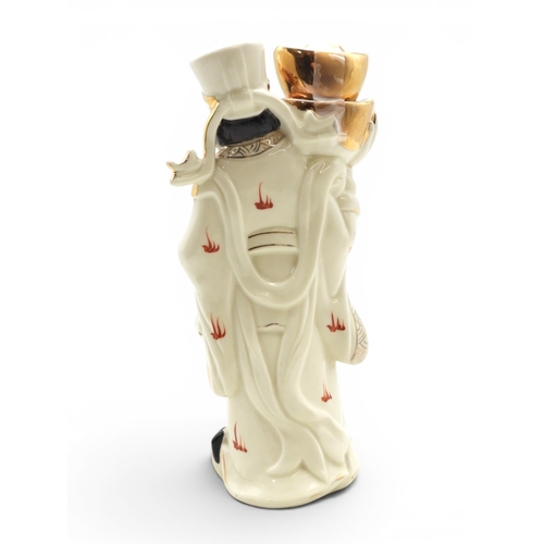 9036 - CHINESE RICE WINE - 财神酒 Cai Shen Wine, rice wine in a ceramic decanter representing Cai Shen, the Ch... 
