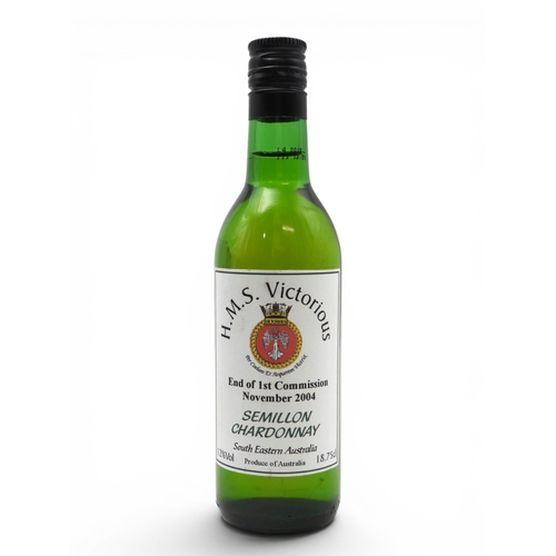 9040 - HMS VICTORIOUS -&nbsp;A Midi Bottle Of South Australian Semillon Chardonnay, celebrating the end of ... 