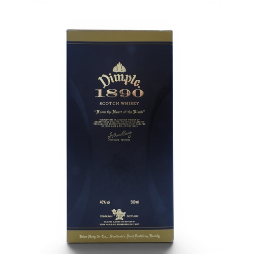 9012A - DIMPLE -&nbsp;1890 Blended Scotch Whisky, John Haig & co with presentation box.50cl 40% ABV... 