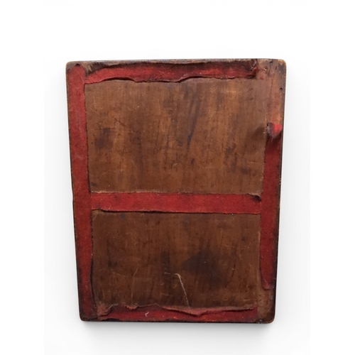 2044 - A 19TH CENTURY MAHOGANY BUTLERS TRAY ON STAND&nbsp;rectangular tray with shaped gallery with pierced... 