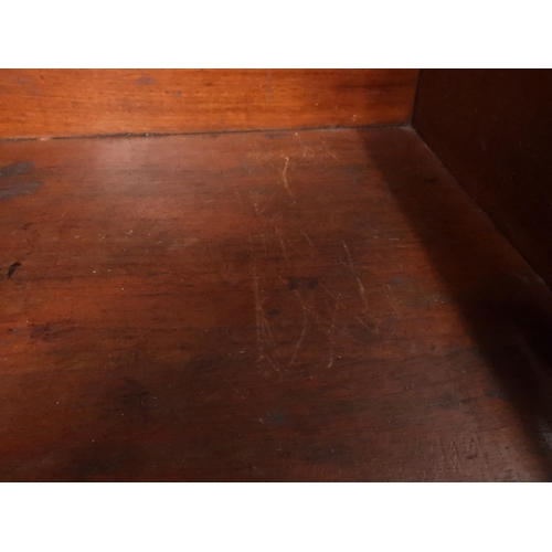 2044 - A 19TH CENTURY MAHOGANY BUTLERS TRAY ON STAND&nbsp;rectangular tray with shaped gallery with pierced... 
