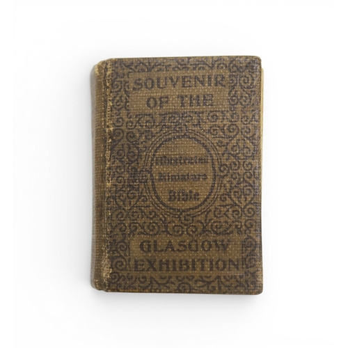 202A - A miniature bible, produced as a souvenir of the Glasgow Exhibition of 1901, published by David Bryc... 