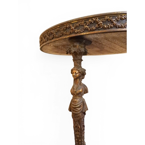 2054 - AN UNUSUAL LOUIS XV CIRCULAR SPECIMEN TOPPED OCCASIONAL TABLE circular top consisting of arranged cr... 