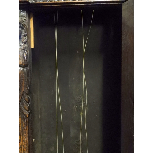 2000 - AN IMPRESSIVE VICTORIAN OAK CASED MATTHEW WYLIE, PAISLEY LONG CASE CLOCK 