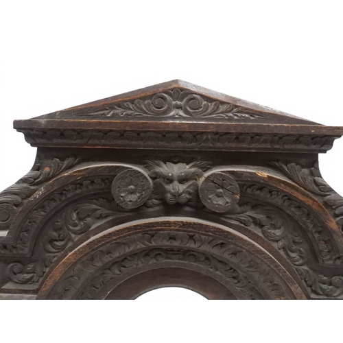 2000 - AN IMPRESSIVE VICTORIAN OAK CASED MATTHEW WYLIE, PAISLEY LONG CASE CLOCK 