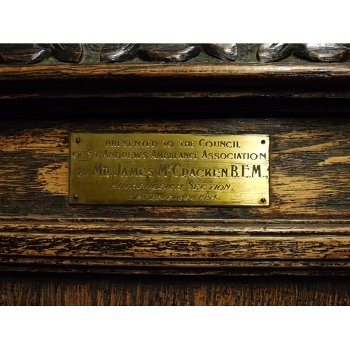 2000 - AN IMPRESSIVE VICTORIAN OAK CASED MATTHEW WYLIE, PAISLEY LONG CASE CLOCK 