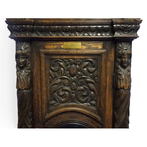 2000 - AN IMPRESSIVE VICTORIAN OAK CASED MATTHEW WYLIE, PAISLEY LONG CASE CLOCK 