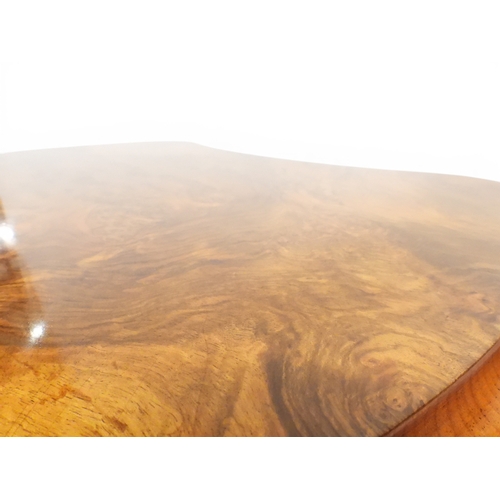 2001 - A VICTORIAN WALNUT VENEERED SEWING WORK TABLE&nbsp;expertly restored by James Hardie of Newhaven Edi... 