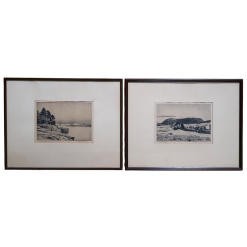 GEORGE HOUSTON RSA RSW RI (SCOTTISH 1869-1947) GLEN ORCHY Etching ...