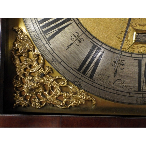 2038 - AN IMPRESSIVE 19TH CENTURY MAHOGANY CASED JOHN CLOWES, COVENT GARDEN LONDON LONGCASE CLOCKwith squar... 