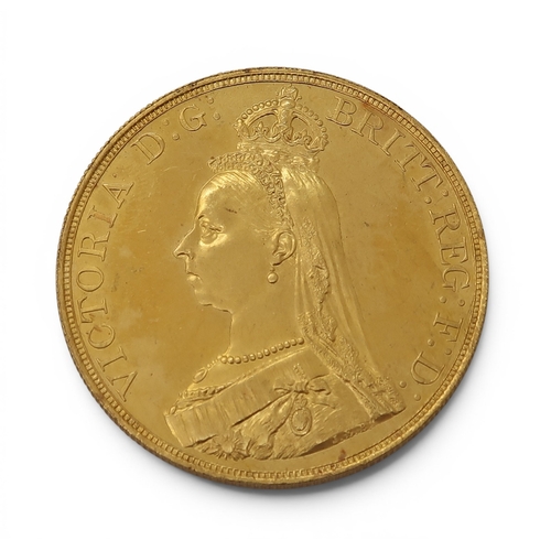 5000 - Victoria 1887 Five Pound 1887Obverse Jubilee head of Queen Victoria facing left legend around VICTOR... 