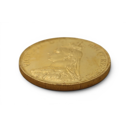 5000 - Victoria 1887 Five Pound 1887Obverse Jubilee head of Queen Victoria facing left legend around VICTOR... 