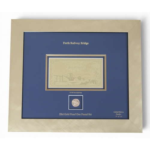 Elizabeth II (1952-2022) Forth Bridge One Pound Gold Proof 2004-2008