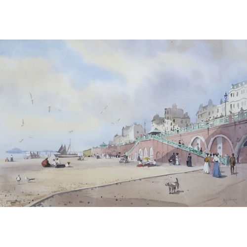 RODNEY PEARCE (ENGLISH b.1942) SUNNY DAY BRIGHTON Watercolour, signed ...
