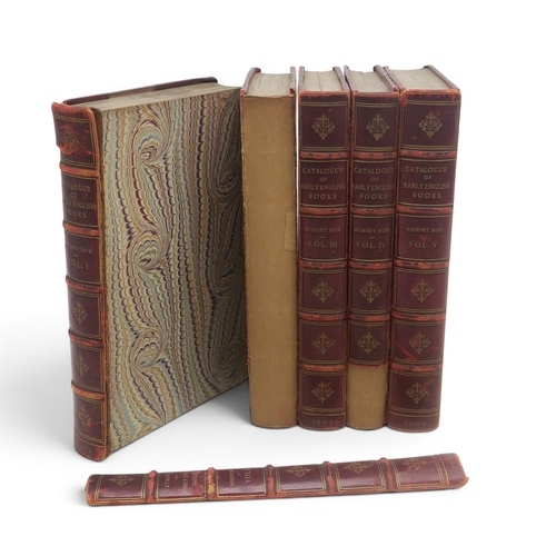 8000 - BIBLIOGRAPHYCatalogue of Books by English Authors Who Lived Before the Year 1700 Forming a Part of t... 