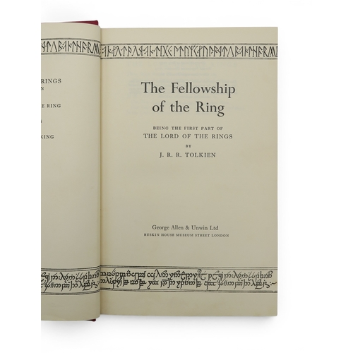 8030 - Tolkien (J.R.R.) The Fellowship of the RingBeing the First Part of the Lord of the RingsLondon, Geor... 