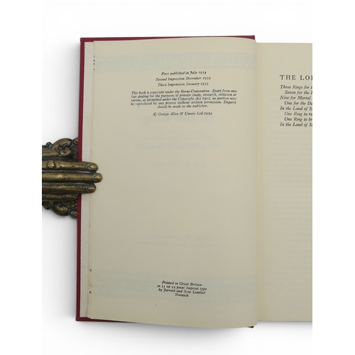 8030 - Tolkien (J.R.R.) The Fellowship of the RingBeing the First Part of the Lord of the RingsLondon, Geor... 