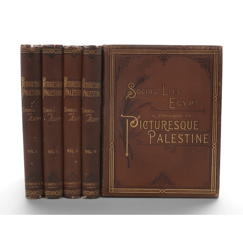 8040 - Wilson (Sir Charles) Picturesque Palestine, Sinai and EgyptLondon, J.S. Virtue and Co., c.1880, four... 
